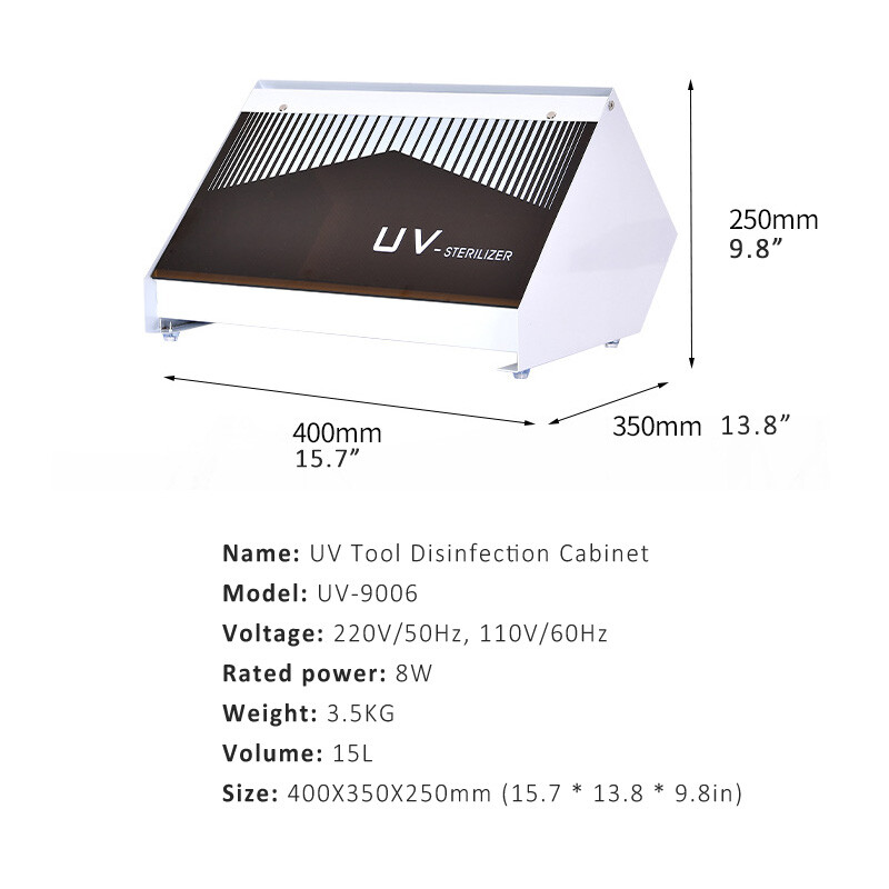110/220V UV Disinfection Cabinet Box 15L Ozone Anion Sterilization Beauty Salon gallery