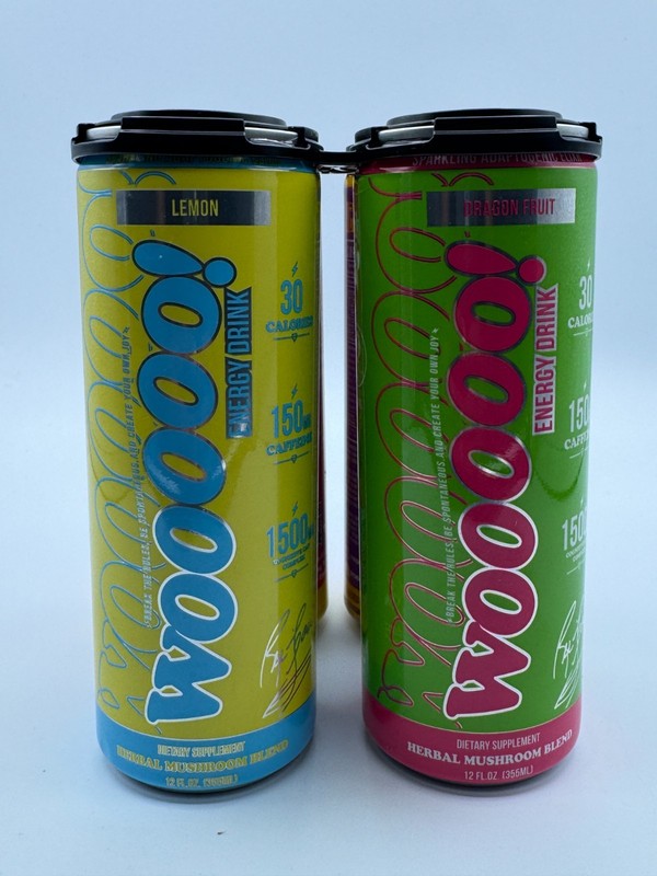 Ric Flair Sparkling Energy Drink Mushroom Adaptogen 12oz 150mg Sealed New