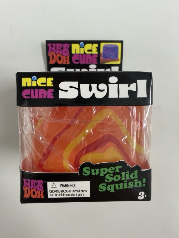 Nee Doh Nice Cube Swirl purple pink NEW IN BOX new in box