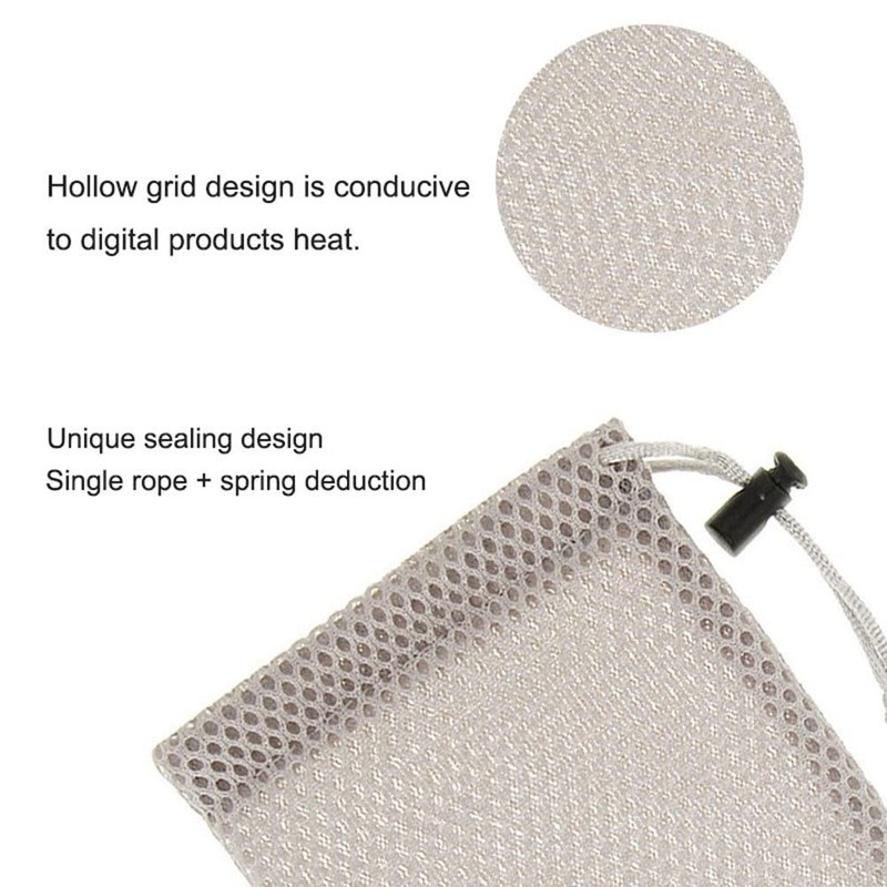5-Pack Nylon Mesh Drawstring Storage Pouch Bag - 3.5 x 7.3 Inch for Cell Phon... gallery