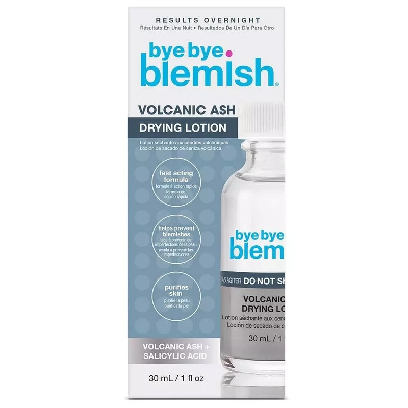 Bye Bye Blemish Drying Lotion Volcanic Ash Anti-Acne 1 Fl. Oz. pack of 8