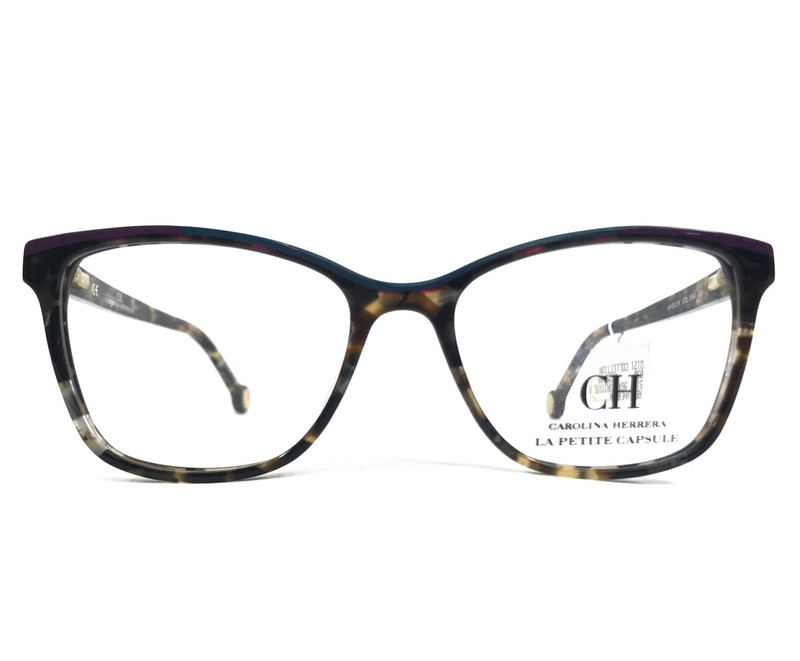 Carolina Herrera Eyeglasses Frames VHE820K COL.096X Tortoise Blue 51-16-135
