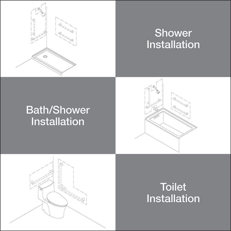 KOHLER Carmichael 16 in. Grab Bar in Polished Chrome K-R27235-CP gallery