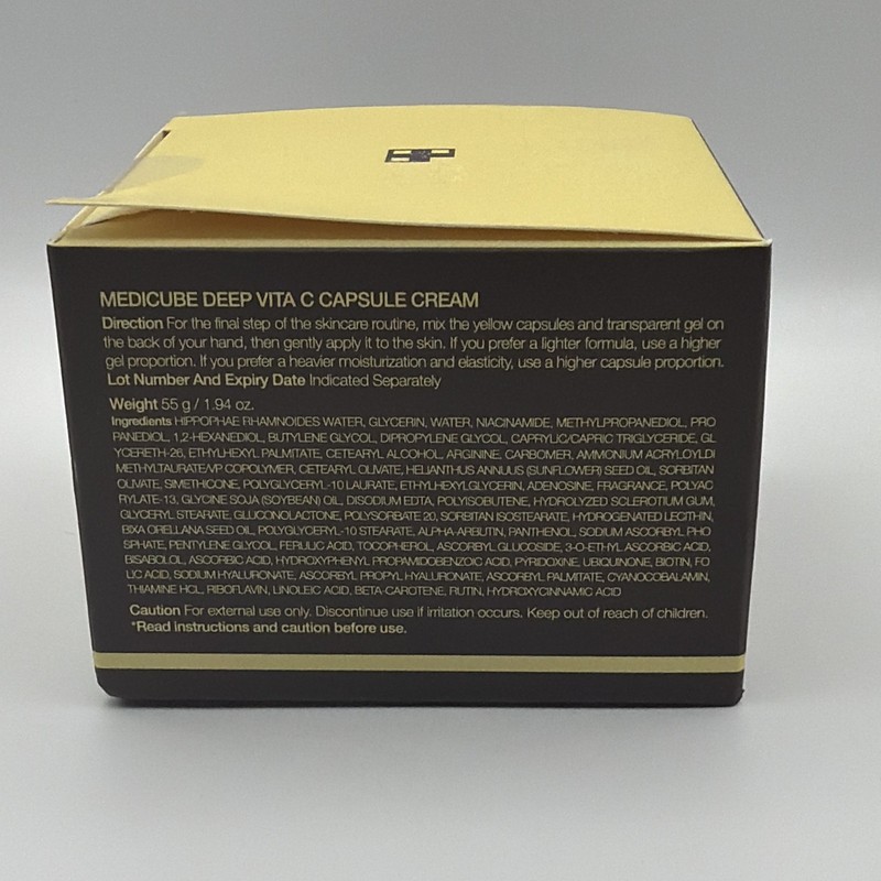medicube Deep Vita C Capsule Cream Vitamin C Niacinamide Hydrating 1.94 oz gallery