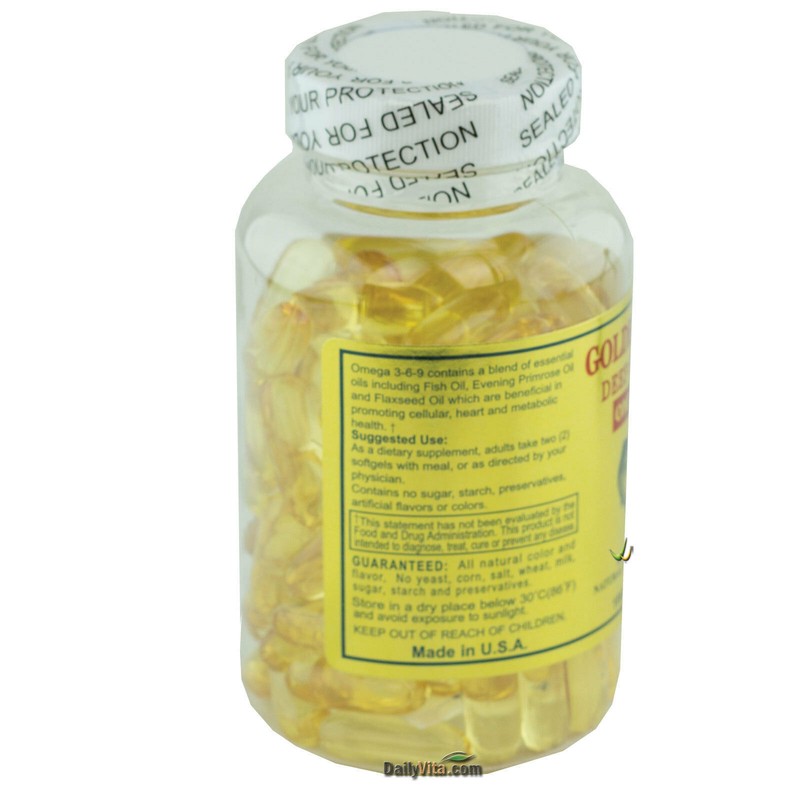 Gold Vitamin Golden Alaska Deep Sea Fish Oil Omega 3 6 9 1000 mg 100 SG gallery