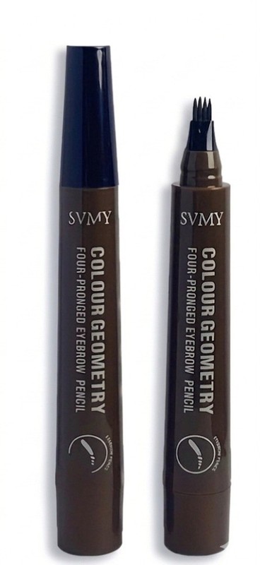 1pc Four-Pronged Eyebrow Pencil Waterproof Long-Lasting Anti-Smudge Dark brown gallery