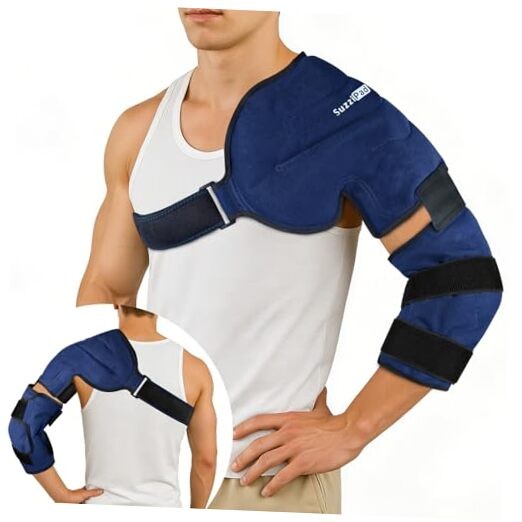 Shoulder Ice Pack Wrap for Rotator Cuff & Arm, Adjustable Elbow Ice Medium gallery