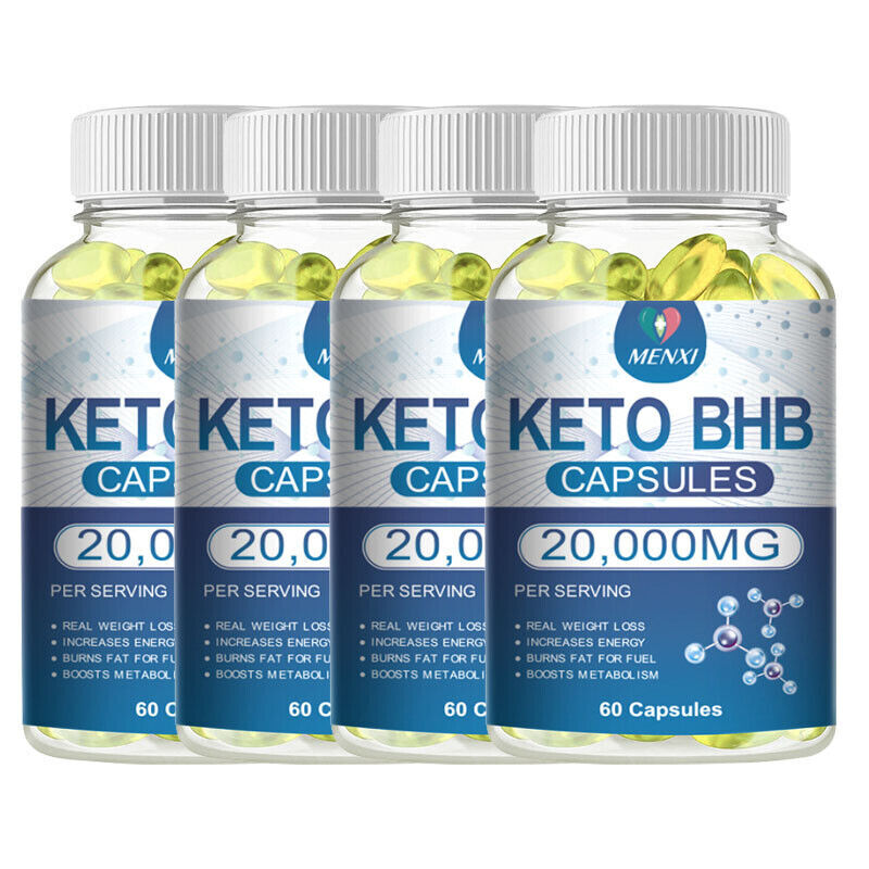 60PCS KETO BHB 20,000mg PURE Ketone FAT BURNER Weight Loss Diet Pills Ketosis gallery