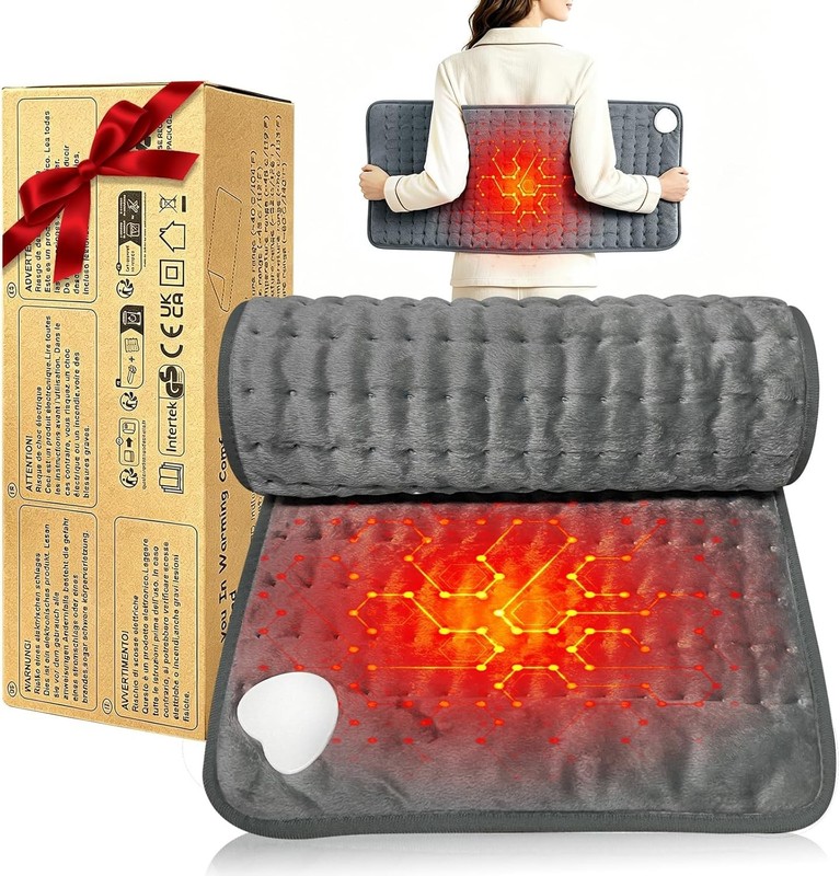 Electric Heating pad for Back Neck Shoulder Knee Arms Legs- Electric Heat Pad... gallery