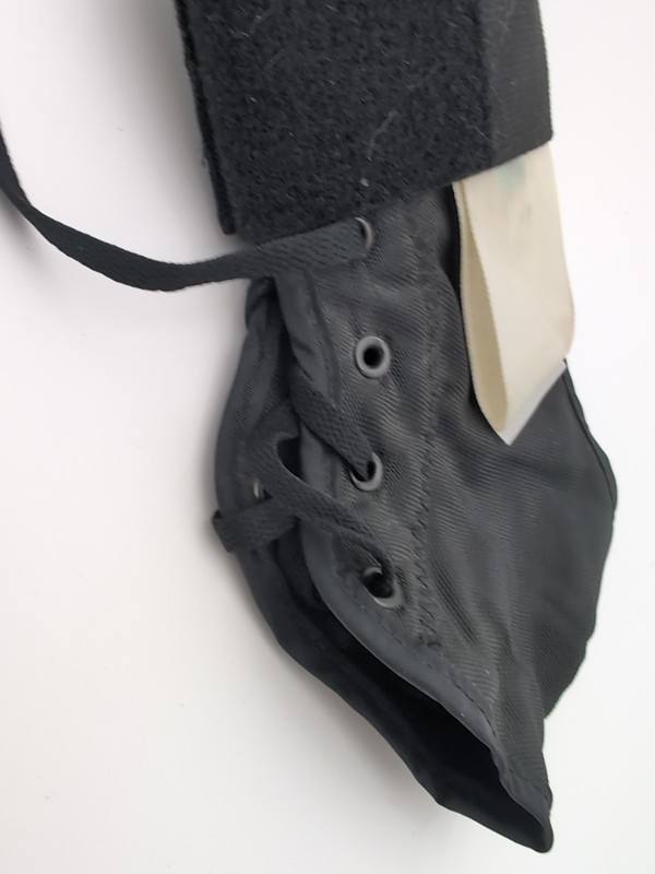 ASO Ankle Stabilizer Orthosis EVO Speed Lacer, Black, Large gallery