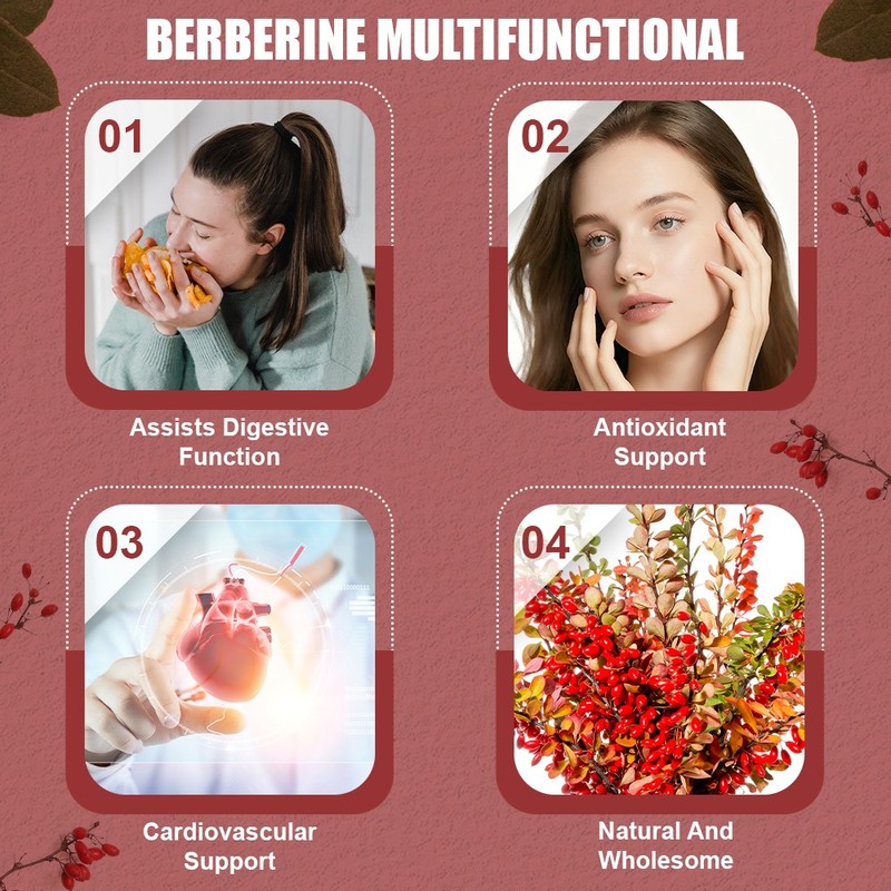 120 Premium Berberine HCL High Potency Anti-inflammatory,Blood Sugar Support gallery