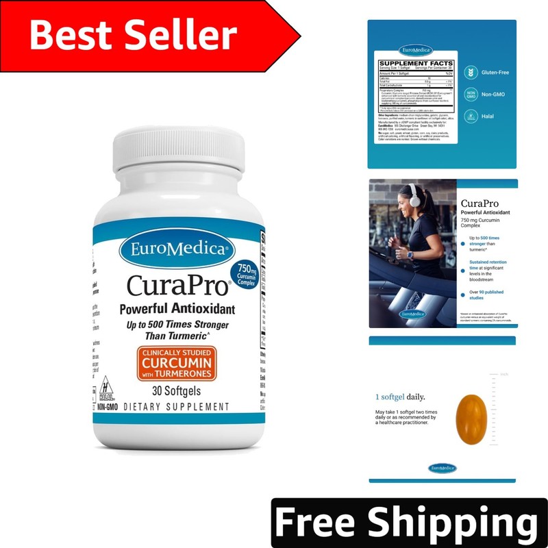 Physician-Approved Curapro Antioxidant Gels – 30 Softgels for Daily Wellness
