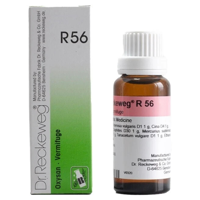 "Pack of 5, R56 Homeopathy Remedy 22ML Worms Drops, Buy now ! FAST SHIP gallery