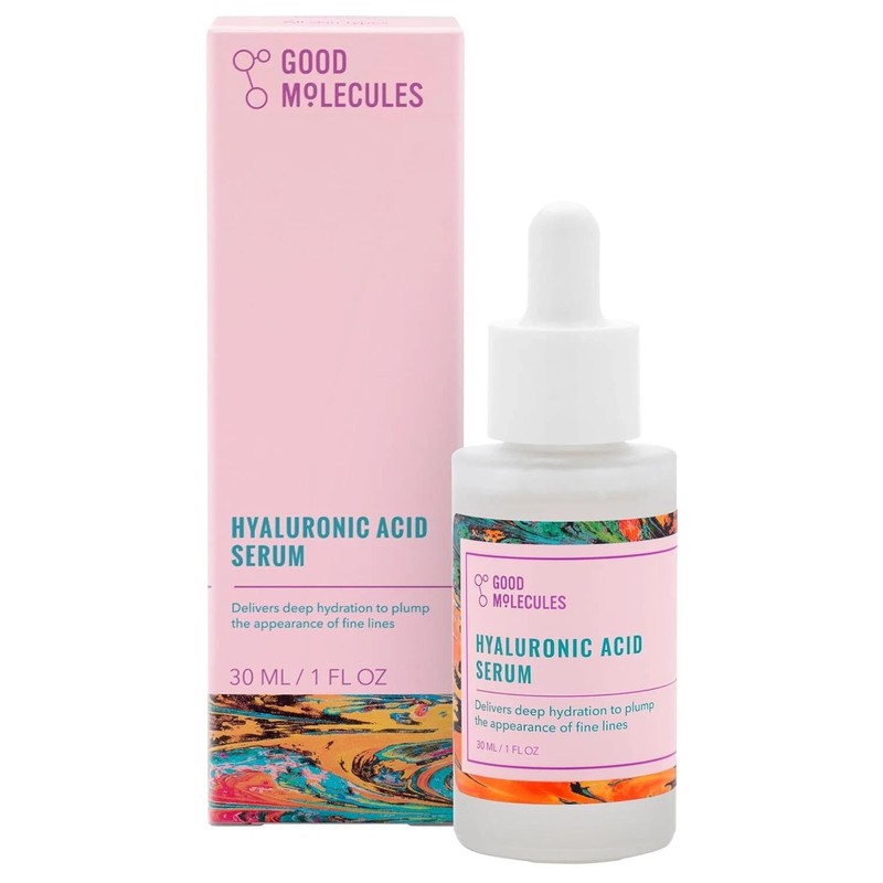 Good Molecules Hyaluronic Acid Serum – Anti-aging, Water-Based Skincare 1% HA