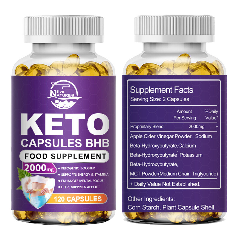 Keto Slimming Capsules Fat Burner Weight Loss Suppress Appetite 120/240/480PCS gallery