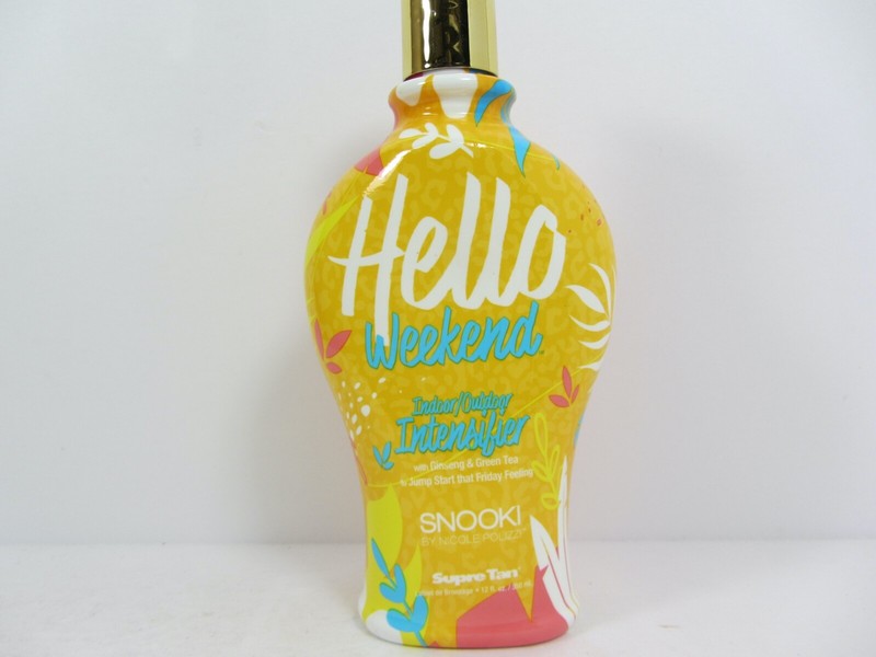 SNOOKI HELLO WEEKEND INDOOR/OUTDOOR INTENSIFIER TANNING LOTION by SUPRE