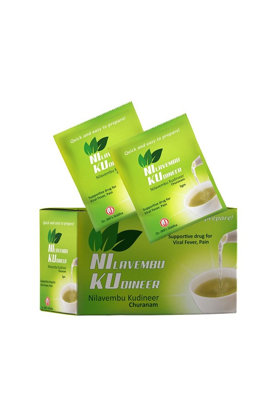 Dr.JRKs Nilavembu Kudineer Churanam Churan 5g X 10 Sachets Free Duty Paid Ship