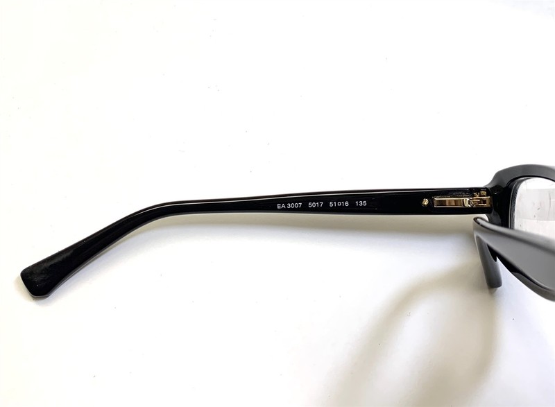 Emporio Armani EA 3007 5017 Eyeglasses Glasses Polished Black 51-16-135 gallery
