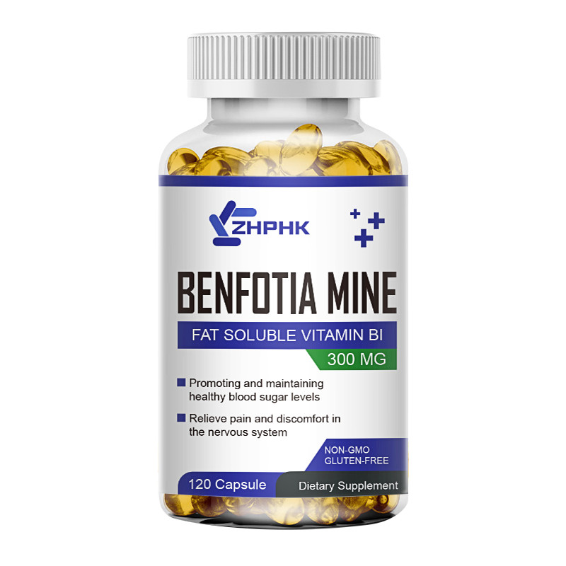 Benfotiamine 300mg, Fat Soluble Thiamine Vitamin B1, 120/240/480 Veg Capsules gallery