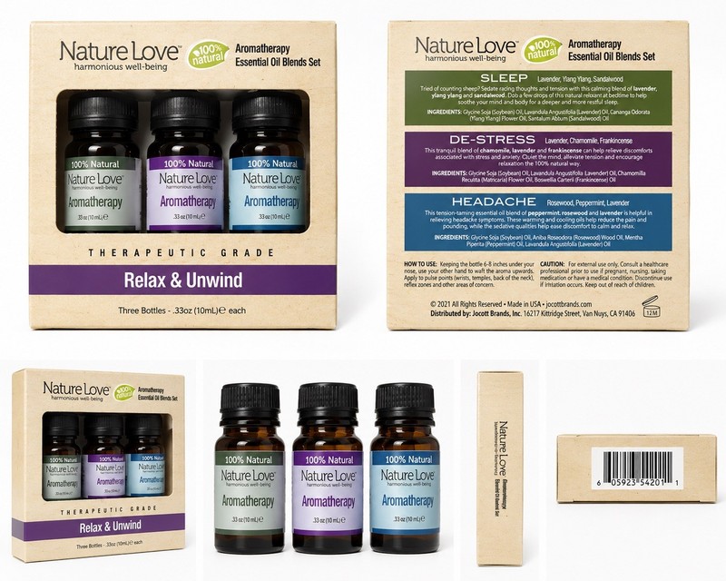 Nature Love Relax & Unwind 3Pk(10mL) + Everyday Essential 3Pk(10mL)