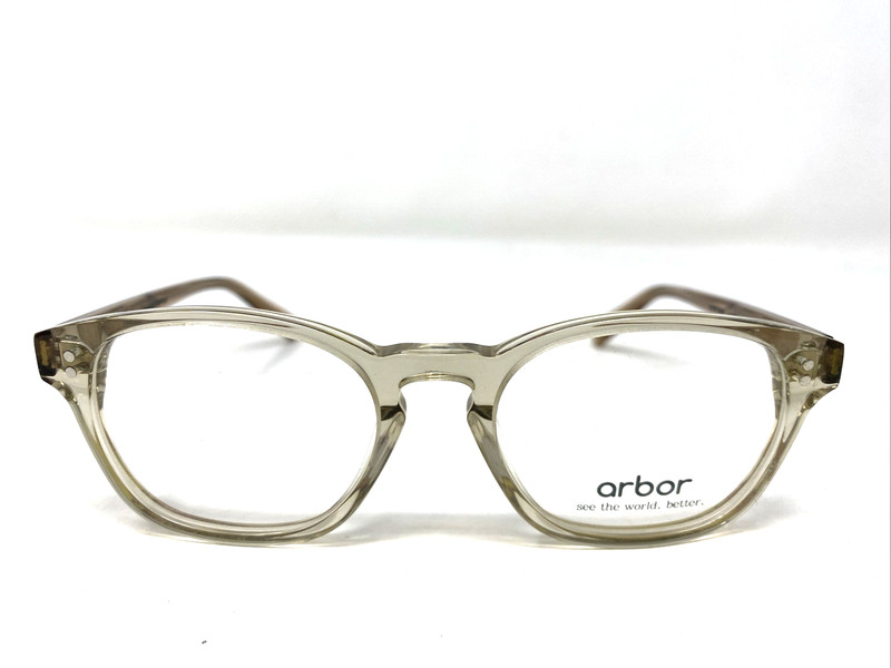 Arbor Poplar Tea/Sand 46-17-133 Brown Mix Crystal Full Rim Eyeglasses Frame UF21