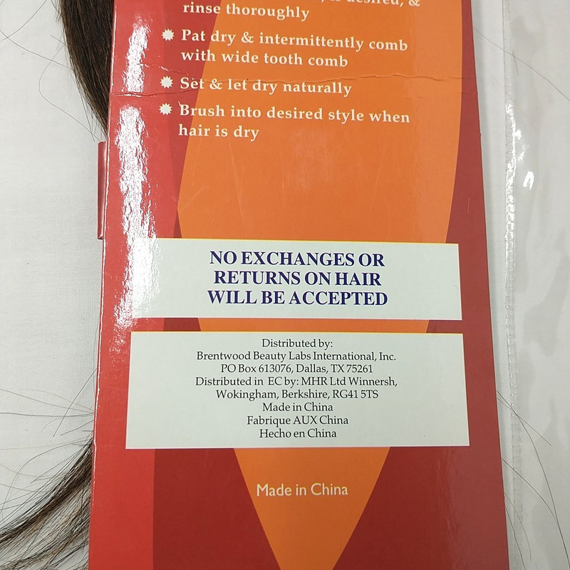 Sassy collection 100% Human Hair Extensions 12" Mink Yaki Dk Brown F1B/30 Color gallery