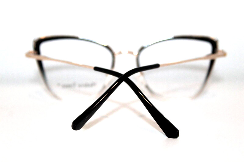 NEW MODERN TIMES ANYWAY BLACK GOLD AUTHENTIC EYEGLASSES FRAMES 52-17-140MM gallery