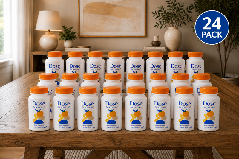 24 PACK DOSE For Your Liver Health Supplement Cleanse 2oz