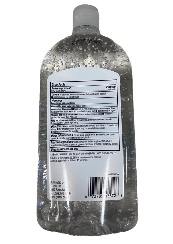 GERM-X Moisturizing Original Hand Sanitizer 32 Oz Each (4 PACK) EXP: 08/01/2025 gallery