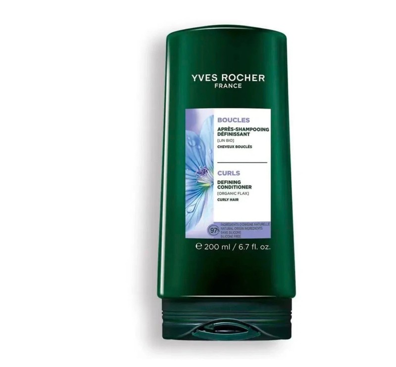 Yves Rocher Curly Hair Defining Conditioner Flax Extract 200 ml. / 6.7 fl.oz.