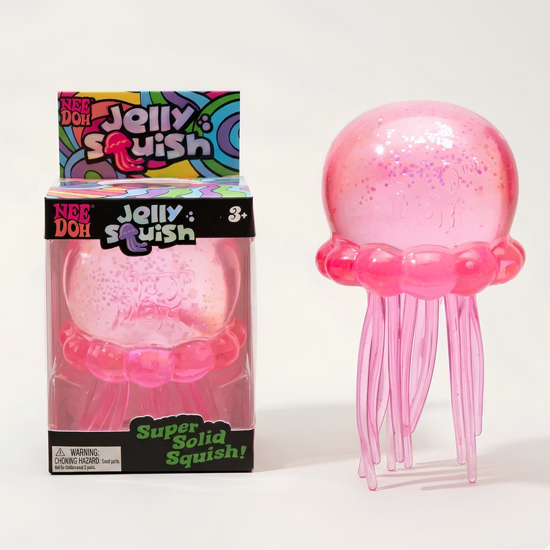 NeeDoh Jelly Squish Jellyfish Fidget Toy Stress Relief Sensory Squishy Gift gallery