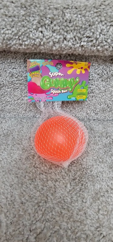 Super Gummy Squish Ball 2.75" (Pink, Blue, Green, Purple, Yellow, Orange) - NEW gallery