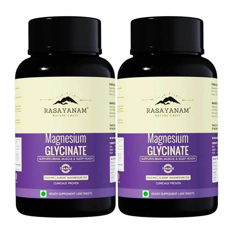 Chelated Magnesium Glycinate (2445mg) Supports Sleep, Relaxation,Muscle Recovery