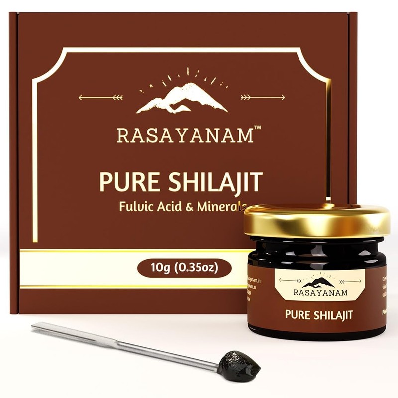 Rasayanam Pure Original Himalayan Shilajit/Shilajeet Resin 10g (Pack of 1)