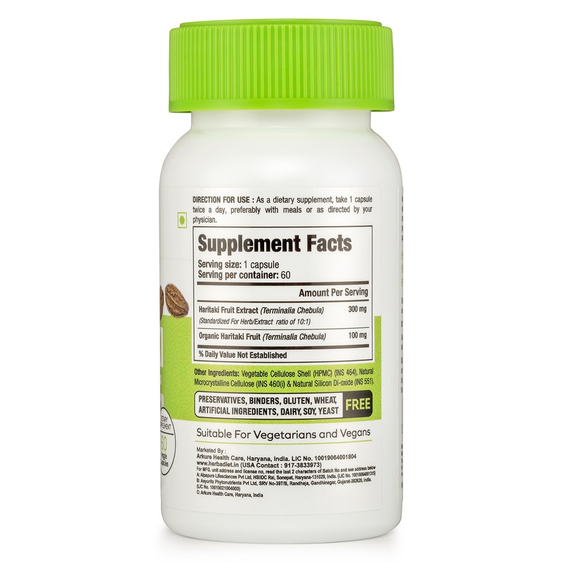 Colon Cleanse & Liver Detox Body Cleanser Weight Loss Capsules Haritaki Extract gallery