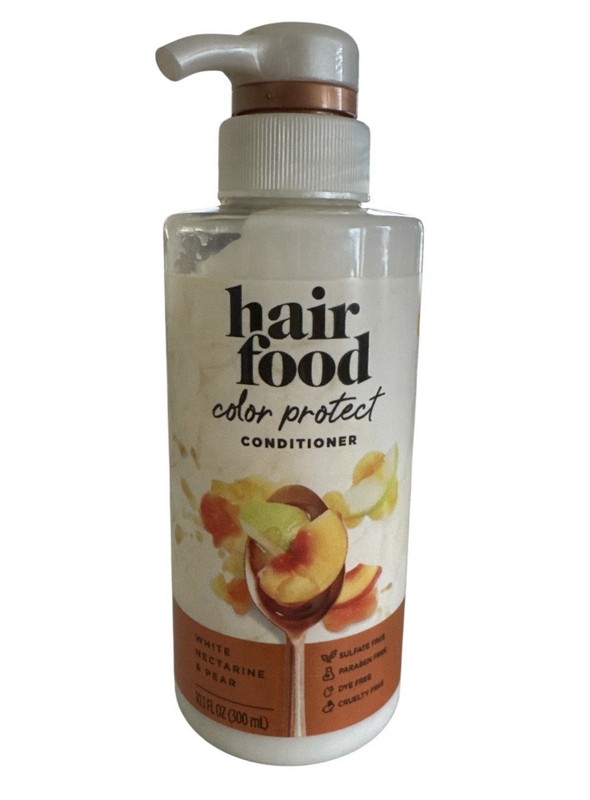 Hair Food Color Protect Conditioner White Nectarine & Pear 10.1 Fl Oz New