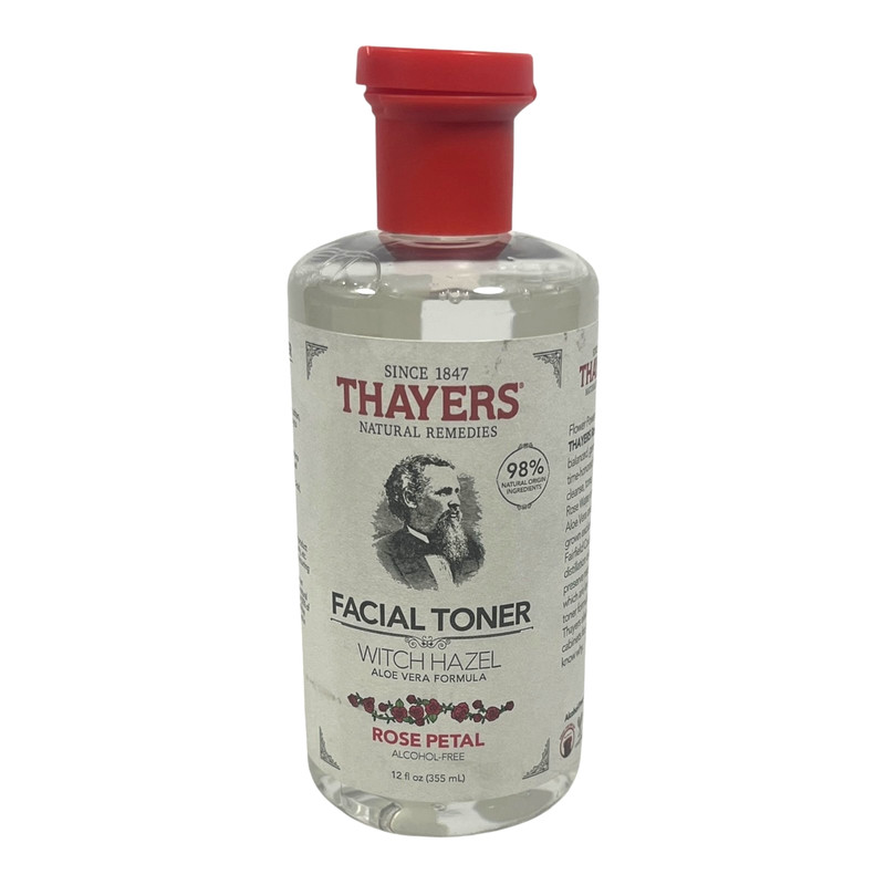 Thayers Witch Hazel Aloe Vera Rose Petal Facial Toner – 12fl oz