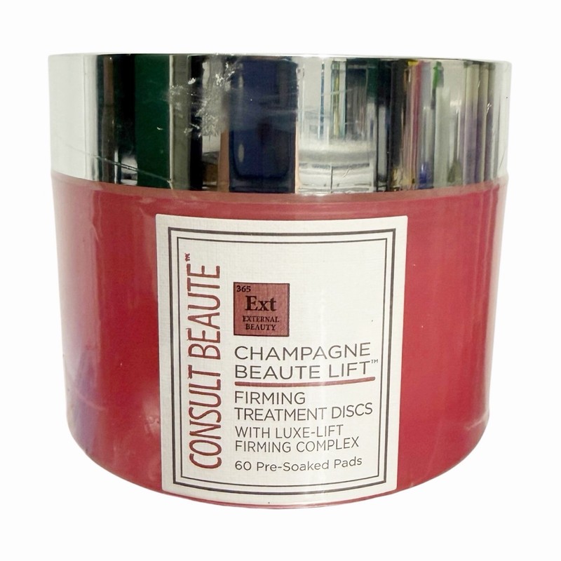 CONSULT BEAUTE Champagne Lift Firming Facial Treatment Discs 60 Count Sealed