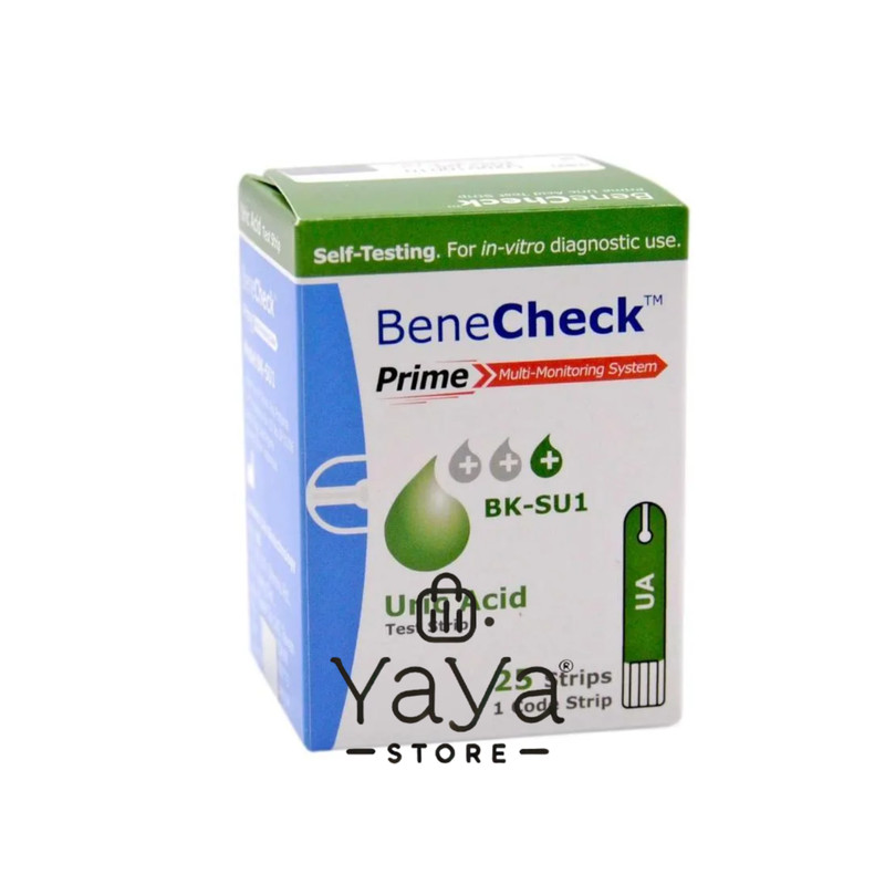 NEW! BENECHECK PRIME URIC ACID Test Strips - 1 Box @ 25 Strips gallery