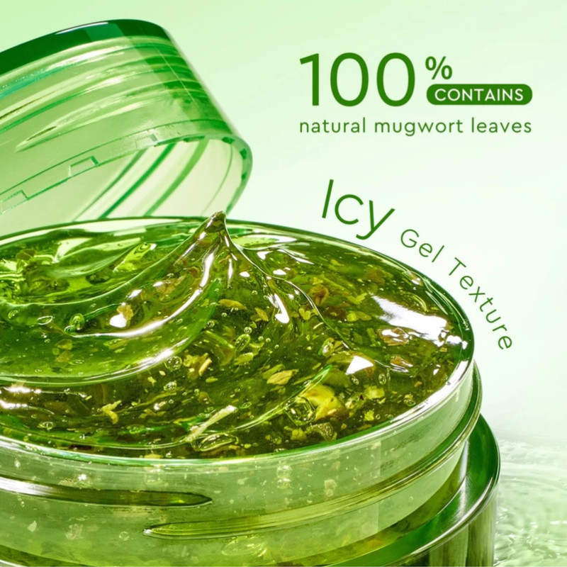 Glad2Glow Mugwort Acne Gel Mask Soothing Redness Masker Muka sleeping Face Mask gallery