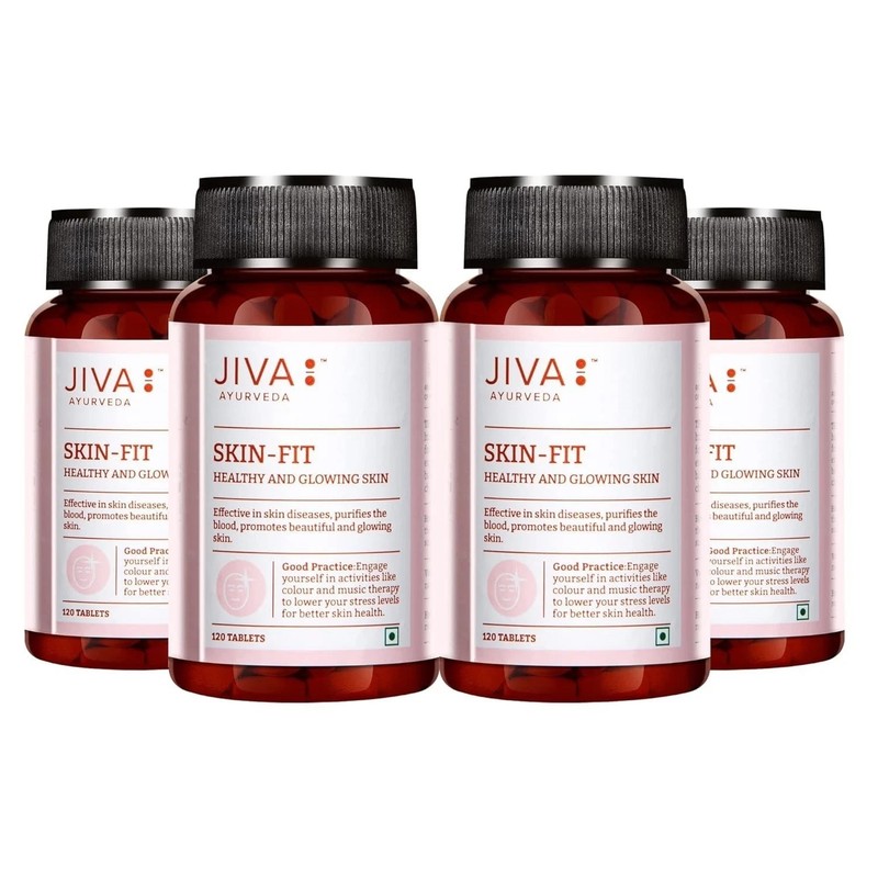 Skin-Fit Tablet | Improves Skin Health & Complexion| Blood supplement(pack of 4)