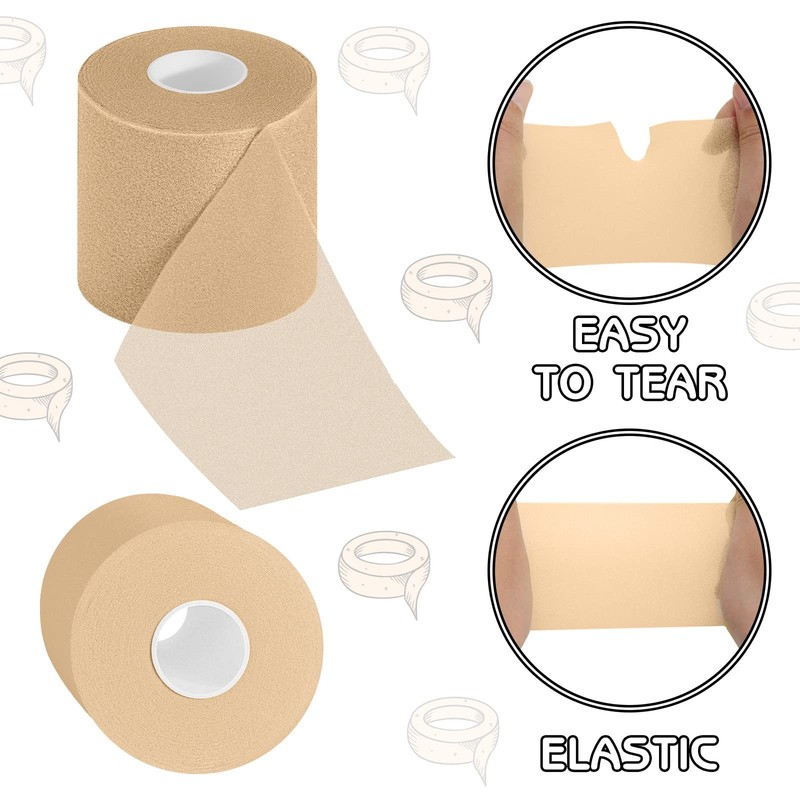 Nuanchu 24 Pieces Wrap Athletic Tape 2.75 Inches X 30 Yards Athletic Foam gallery