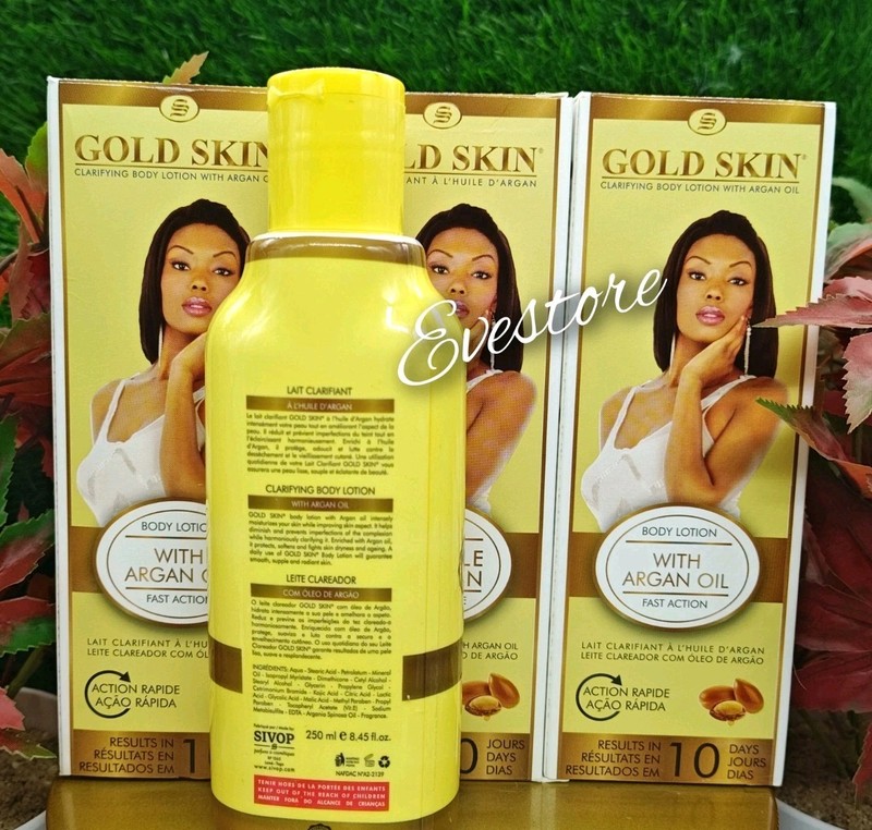 Gold skin clarifying body lotion with snail slime 250ml + Serum gallery