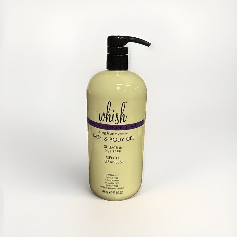 Whish Spring lilac + Vanilla Bath & Body Gel – 33.8 fl oz with pump