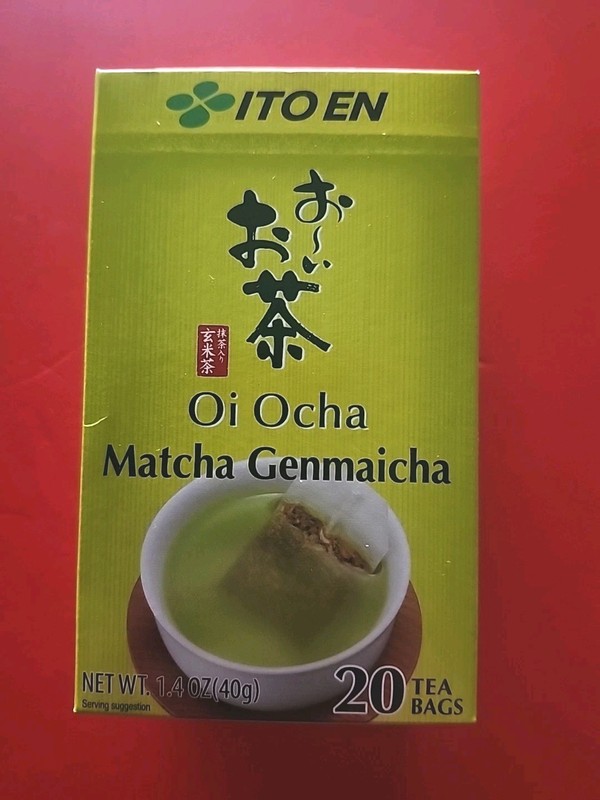 TWO PACK MATCHA GENMAICHA TEA BAGS (40 BAGS) gallery