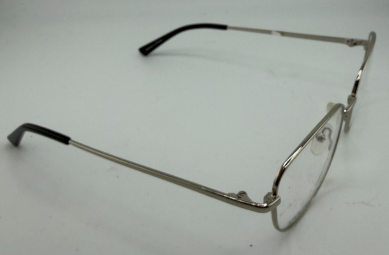LONDON FOG FRAMES ONLY EYEGLASSES LF009 C1 SILVER BLACK 53-17-140 gallery
