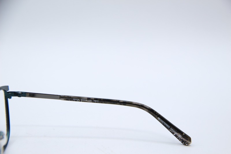 MOREL 20032K VG12 BLUE SILVER BLACK TORT AUTHENTIC FRAMES EYEGLASSES 52-18 K1 gallery