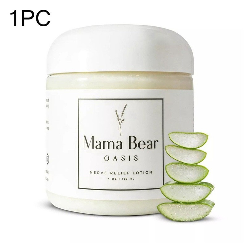 1/3X Mama Bear Oasis Nerve Relief Lotion for Foot,Leg, Magnesium Chloride 4oz US