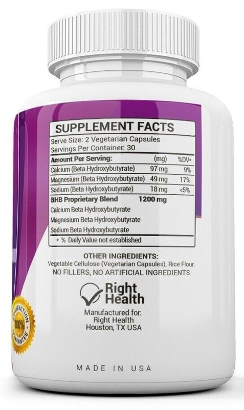 2 X KETO BHB 1200mg PURE Ketone FAT BURNER Weight Loss Diet Pills Ketosis gallery