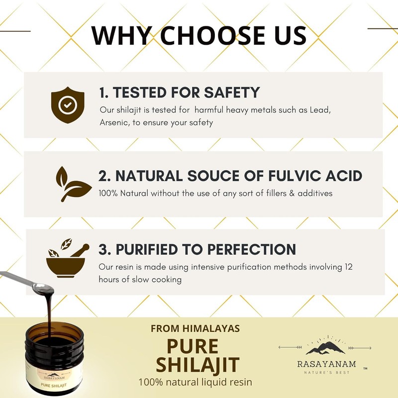 Himalayan Shilajit 100% Pure Soft Resin, Organic, Extremely Potent, Fulvic Acid gallery